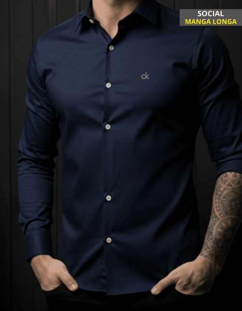 Social Longa Elastano CK Marinho #SL90