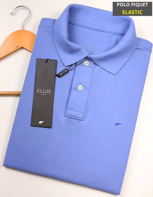 Polo Elastano ELL Azul #CP326